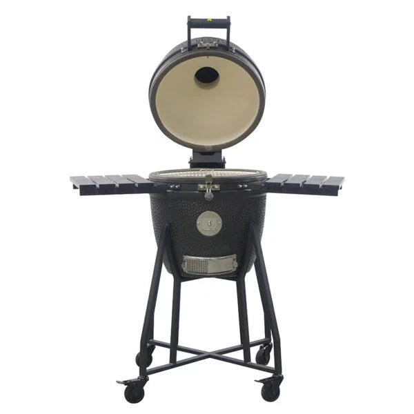 GRLLR Ember – klassisches 18-Zoll-Kamado-Holzkohleschwarz