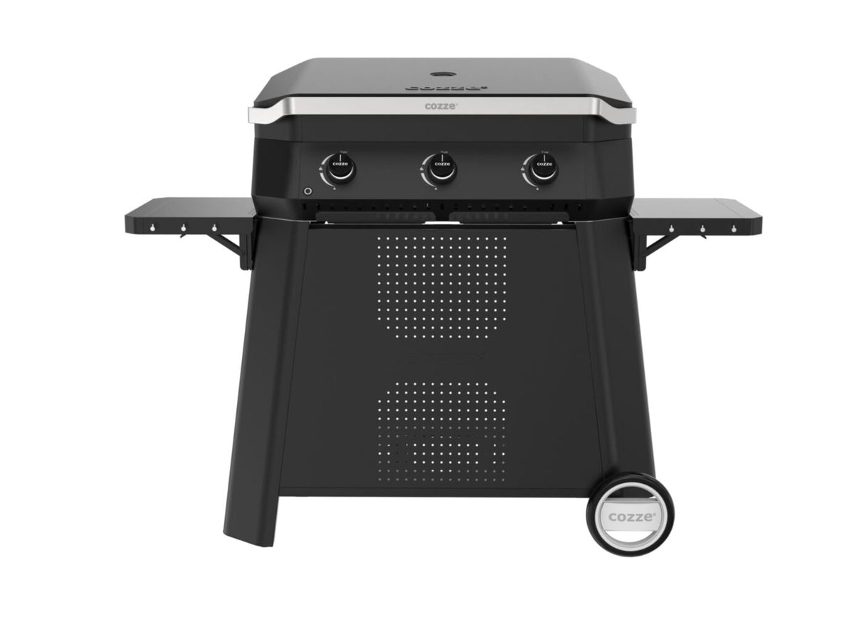 Cozze Plancha G-800 mit Deckel und 3 Brennern 9,6 kW