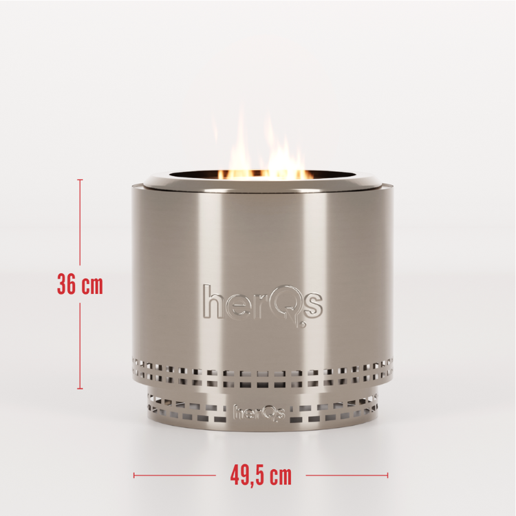 HerQs - Smokeless FirePit Blaze