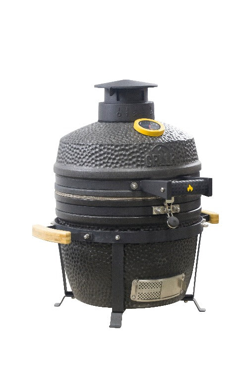 GRLLR Ember – klassisches 16-Zoll-Kamado-Holzkohleschwarz