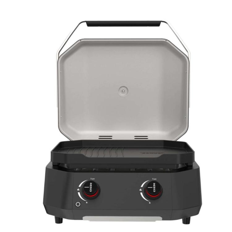 Cozze Plancha G-500 mit Deckel und 2 Brennern 6,5 kW