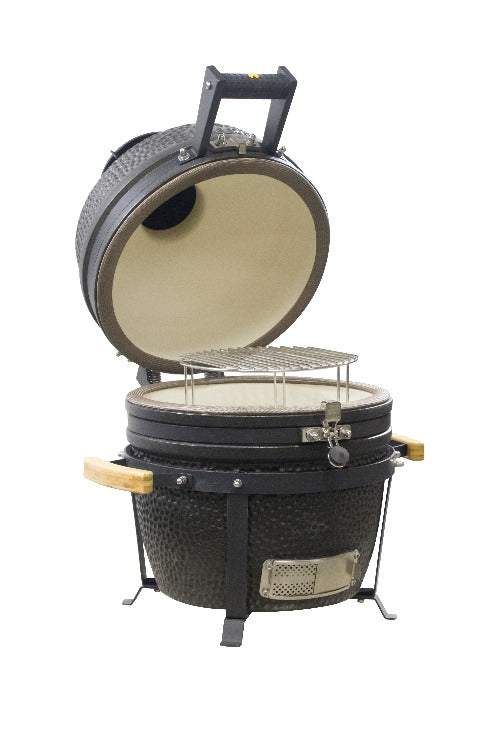 GRLLR Ember – klassisches 16-Zoll-Kamado-Holzkohleschwarz