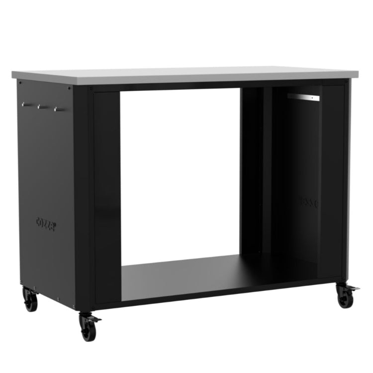 Cozze Werkbank 2 Türen und 4 Rollen mit klappbaren Arbeitstischen 120 cm