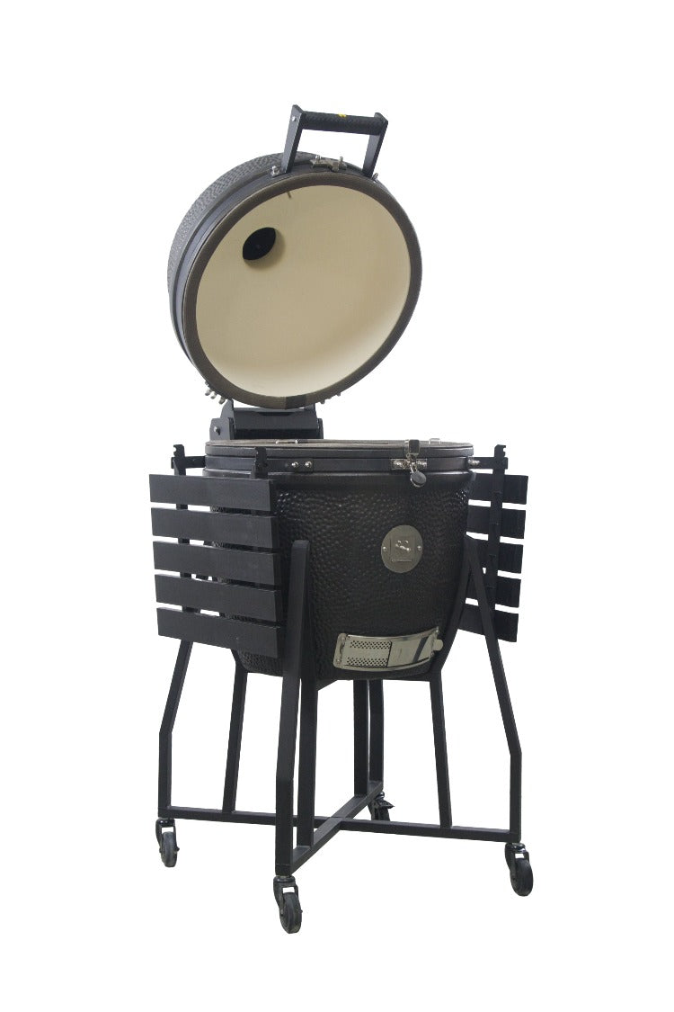GRLLR Ember - Classic 22 inch Kamado Charcoal Black