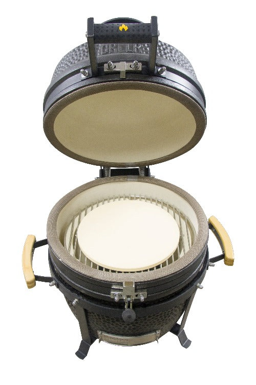 GRLLR Ember – klassisches 16-Zoll-Kamado-Holzkohleschwarz