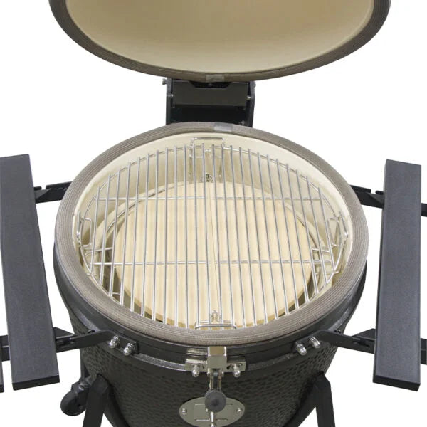 GRLLR Ember – klassisches 18-Zoll-Kamado-Holzkohleschwarz
