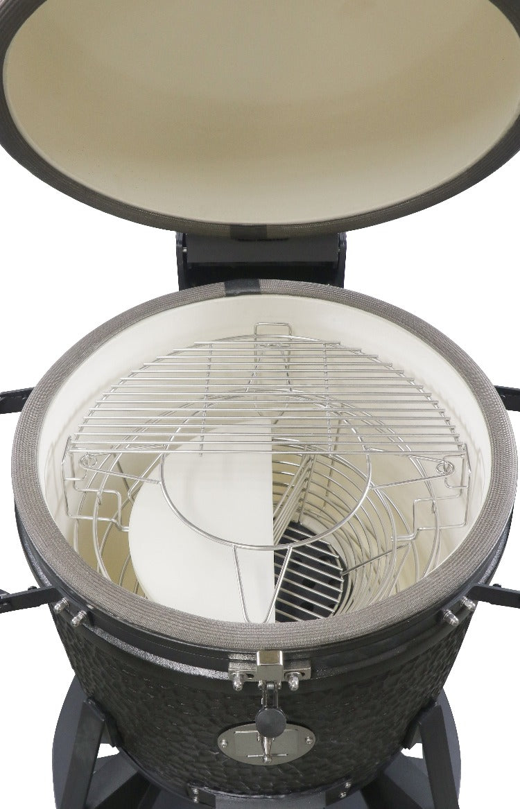 GRLLR Ember - Pro 24 Zoll Kamado Charcoal Black