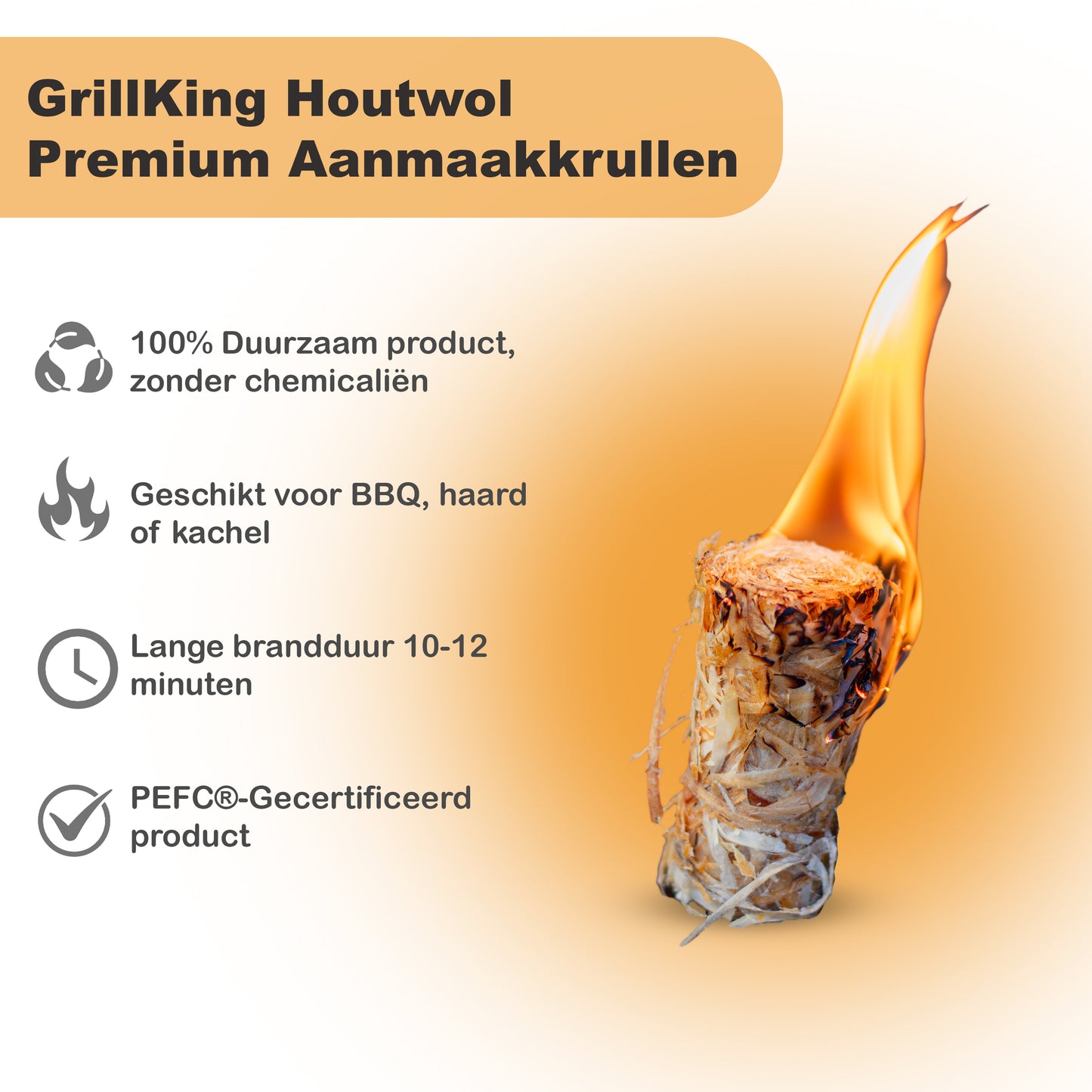 GrillKing - Aanmaakkrullen