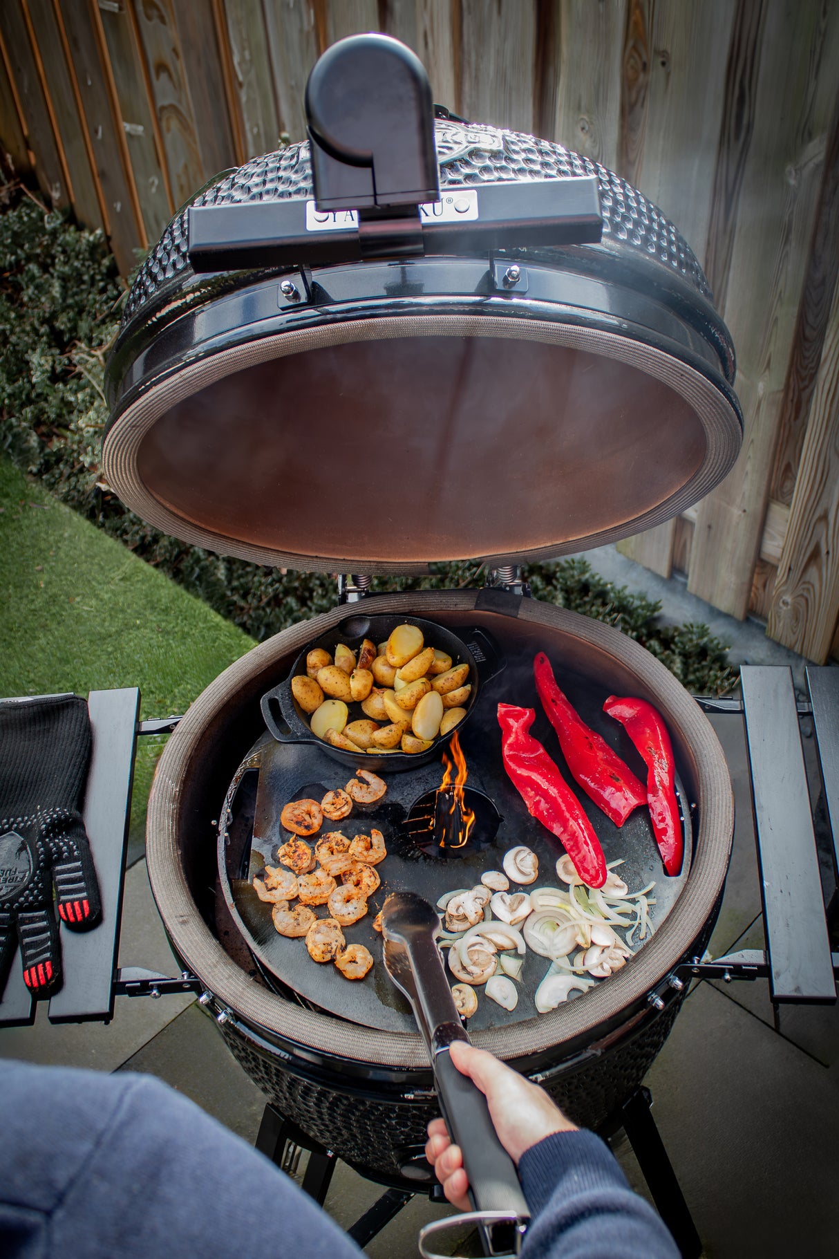 FireTech - Plancha voor Large kamado