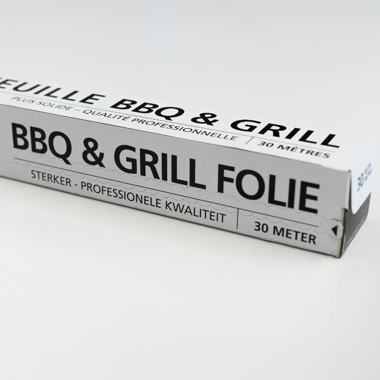 BBQ & Grill Aluminiumfolie 44 cm x 30 m extra dick (21 my)
