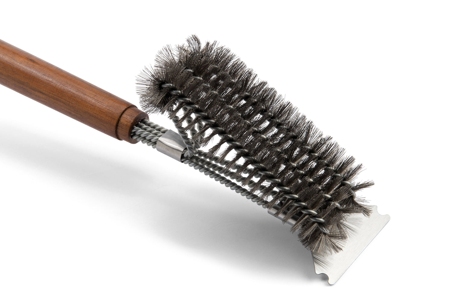 Brosse pour barbecue FireTech 3 pièces avec Grattoir