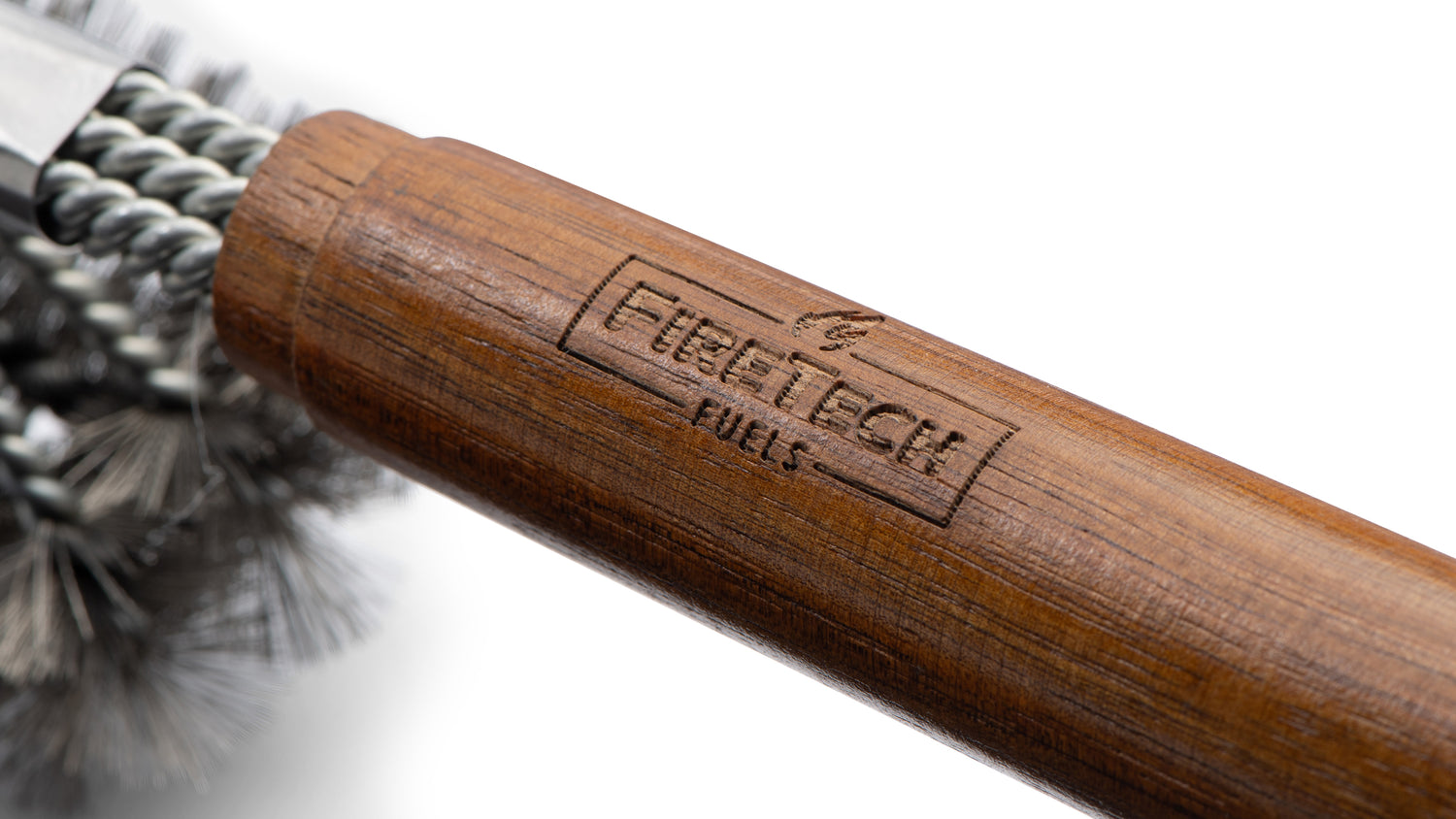 Brosse pour barbecue FireTech 3 pièces avec Grattoir