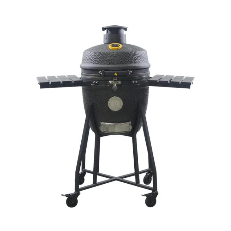 GRLLR Ember – klassisches 18-Zoll-Kamado-Holzkohleschwarz