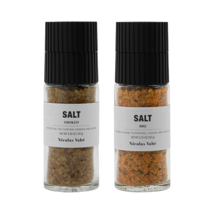 Nicolas Vahé - Gift Box met gerookt zout en BBQ-kruiden 130|100 gram