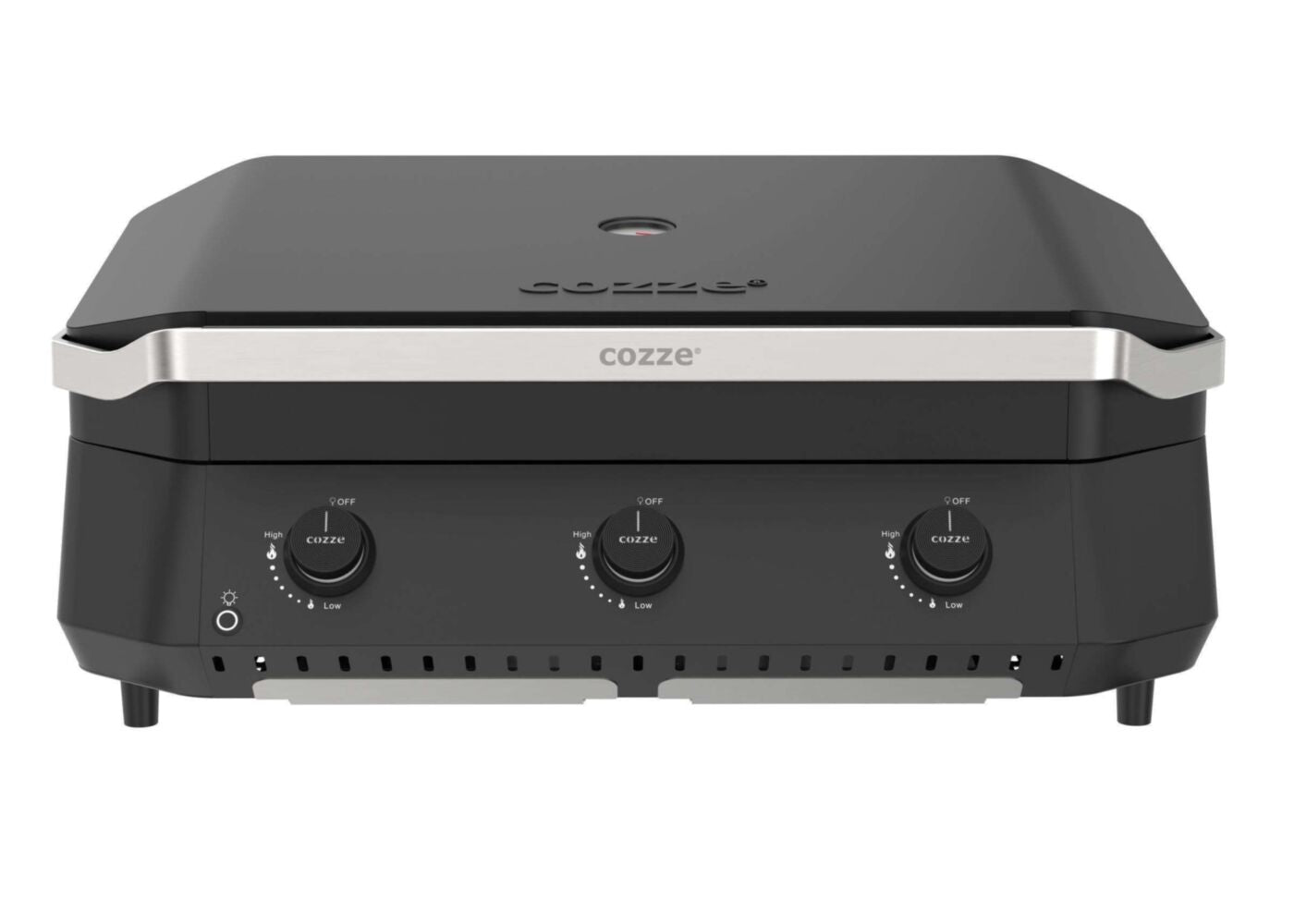 Cozze Plancha G-800 met Deksel en 3 Branders 9.6KW