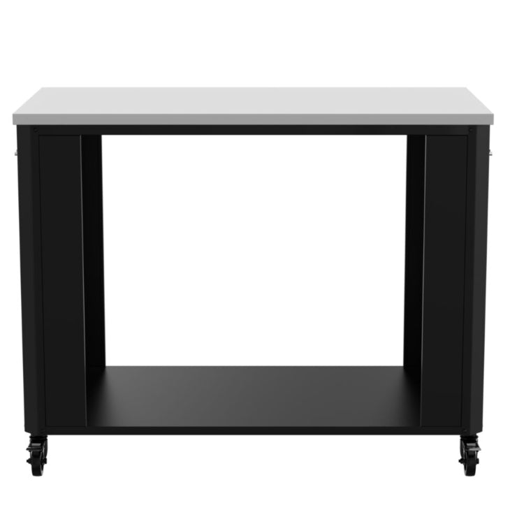 Cozze Werkbank 2 Türen und 4 Rollen mit klappbaren Arbeitstischen 120 cm