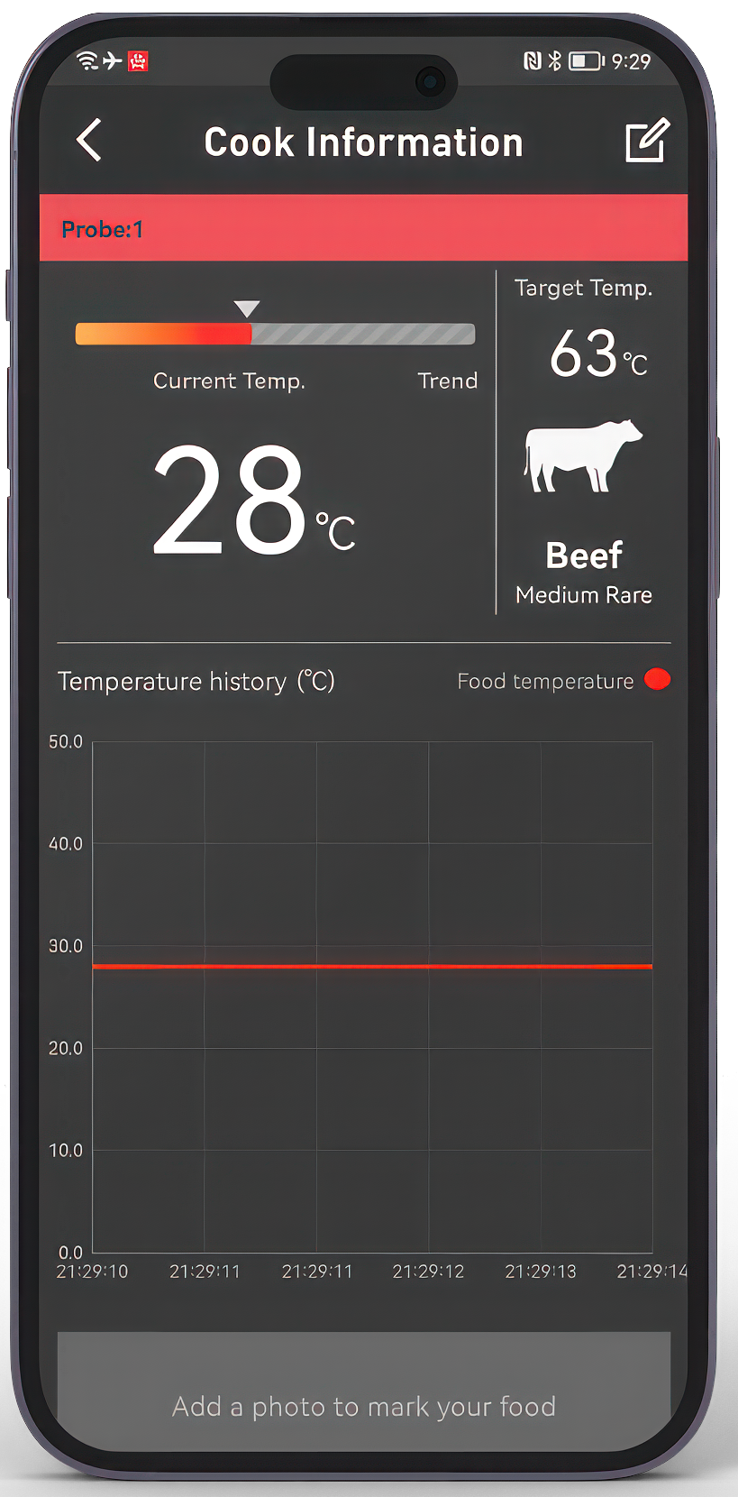 HerQs - Easy Pro BBQ Thermometer