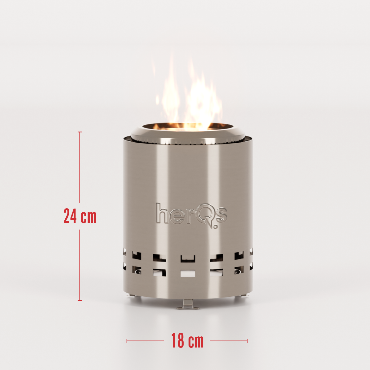HerQs - Smokeless FirePit Mighty