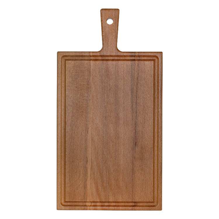 Borrelplank met handvat walnoot 33x16 cm - FSC 100%