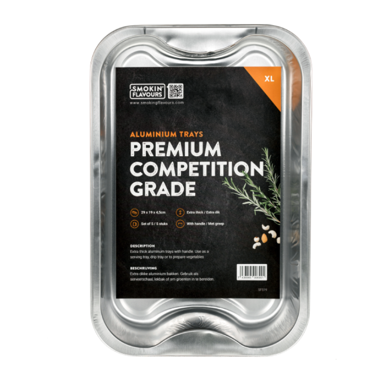 Aluminiumbehälter XL 5 Stück 29x19x4,5