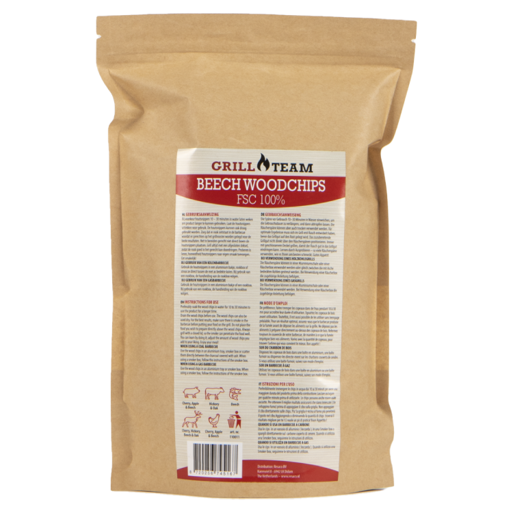 Copeaux de fumée de hêtre