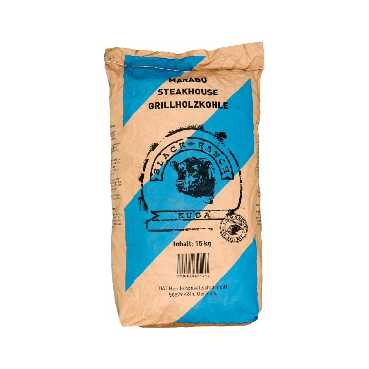 Black Ranch Marabu Houtskool - 15kg