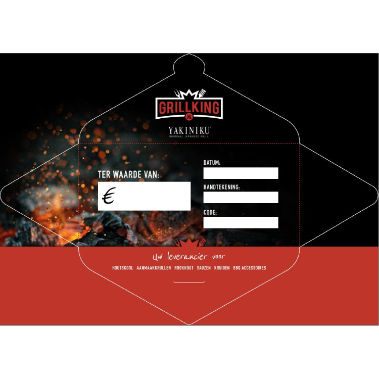 Grillking.nl Cadeaubon - Digitaal