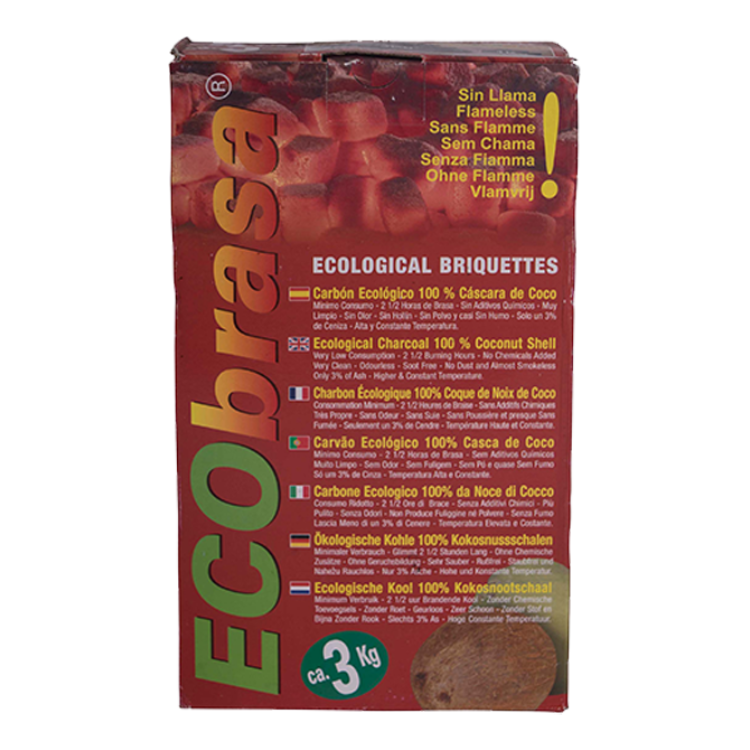 Ecobrasa Kokosbriketten Square - 3kg