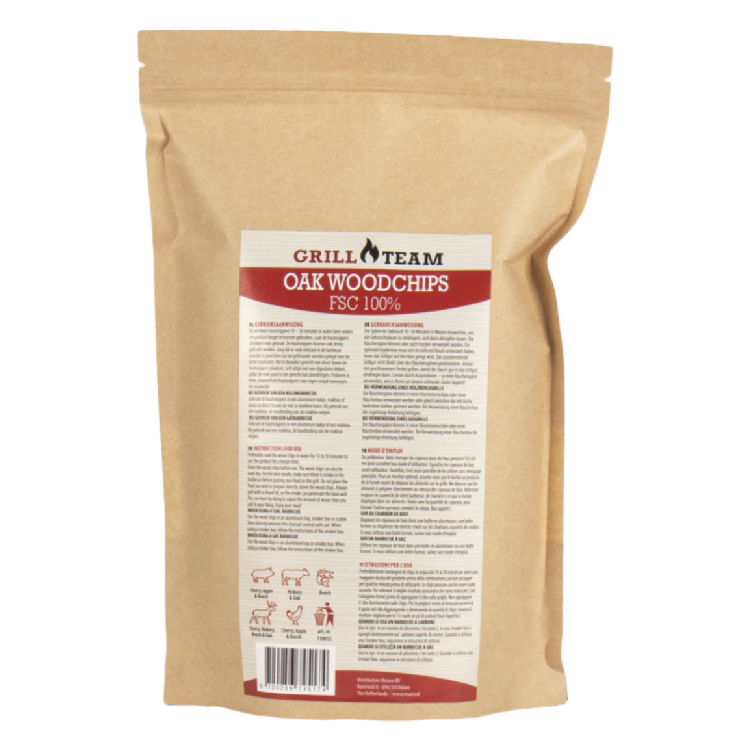 Copeaux de fumée de chêne