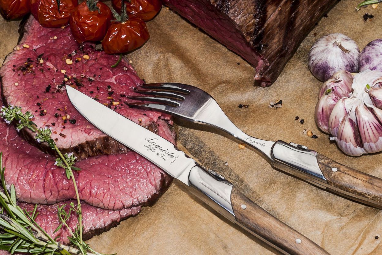 Luxury Line steakmessen Olijfhout - 6 delig - Style de Vie