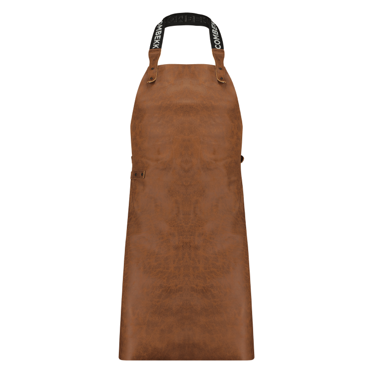 Combekk - Leren schort bruin