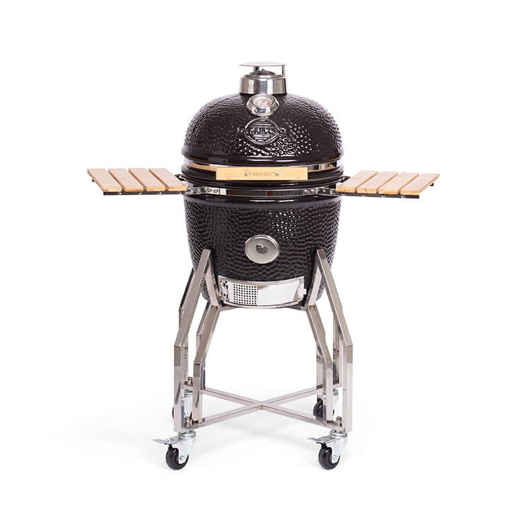 YAKINIKU - Medium 16 inch Kamado incl. Onderstel en Zijtafels