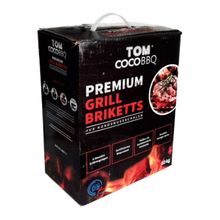 Cococha-Kokosbriketts, quadratisch – 10 kg