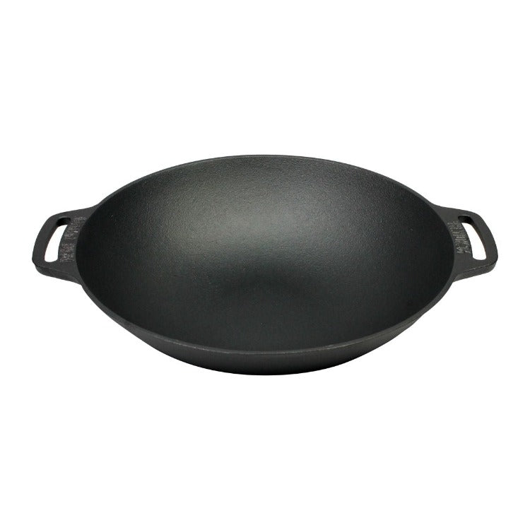 Valhal Outdoor - Wokpfanne aus Gusseisen mit Griffen ø 36 cm