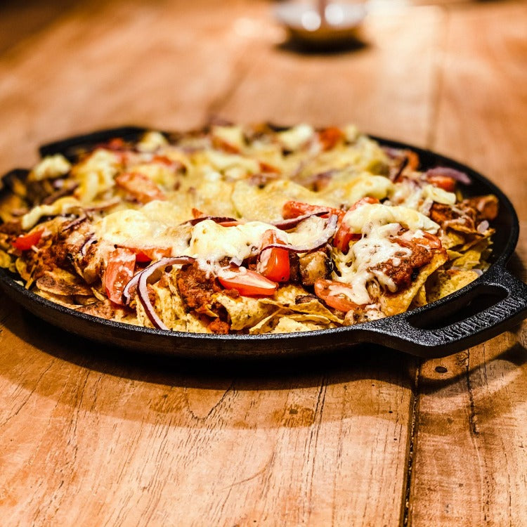Valhal Outdoor - Bratpfanne Plancha Gusseisen mit Griffen ø35 cm