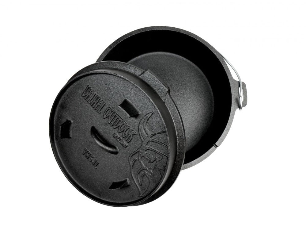 Valhal Outdoor – Schmortopf aus Gusseisen, 6,1 Liter