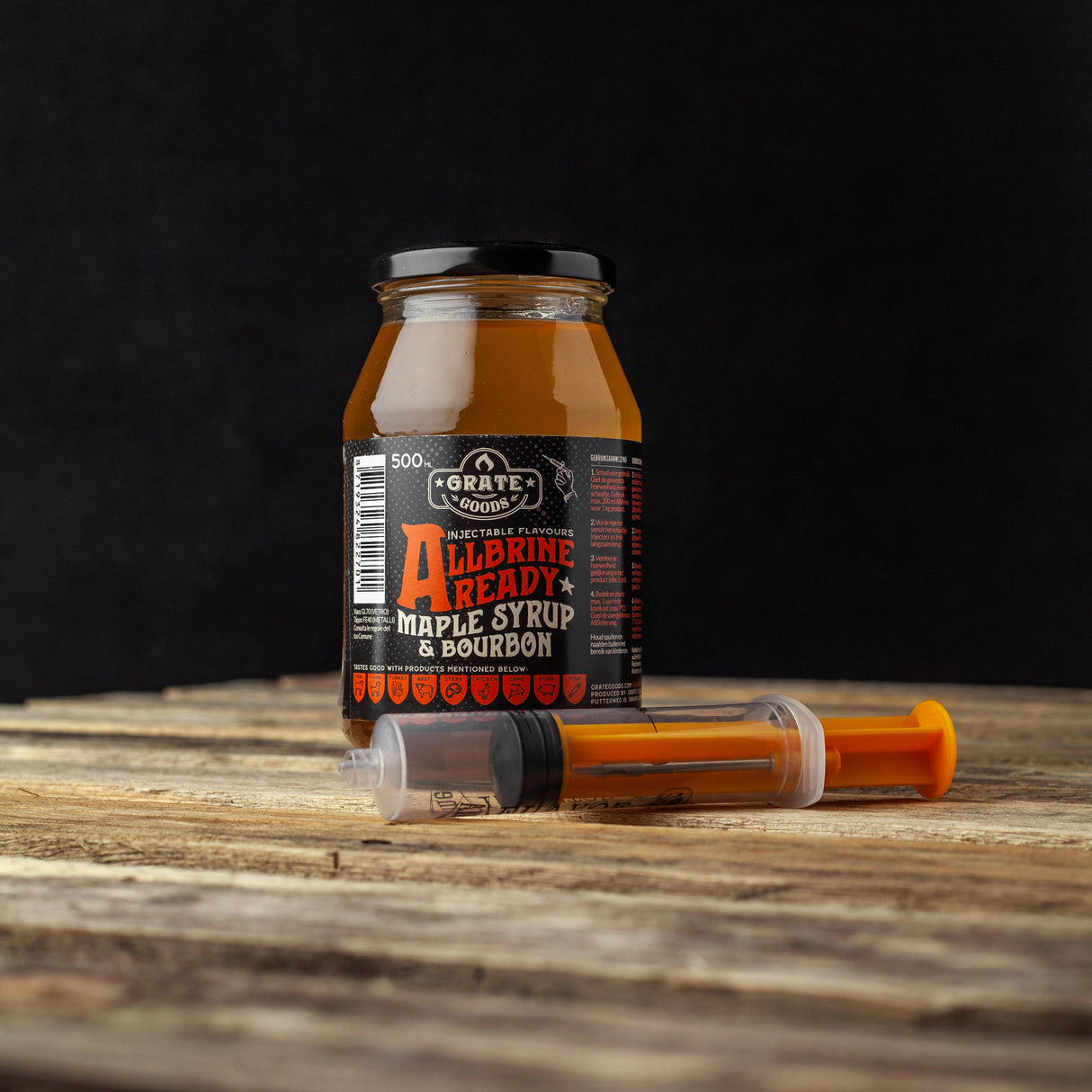 Grate Goods – AllBrine Ready Ahornsirup & Bourbon inkl. Injektor