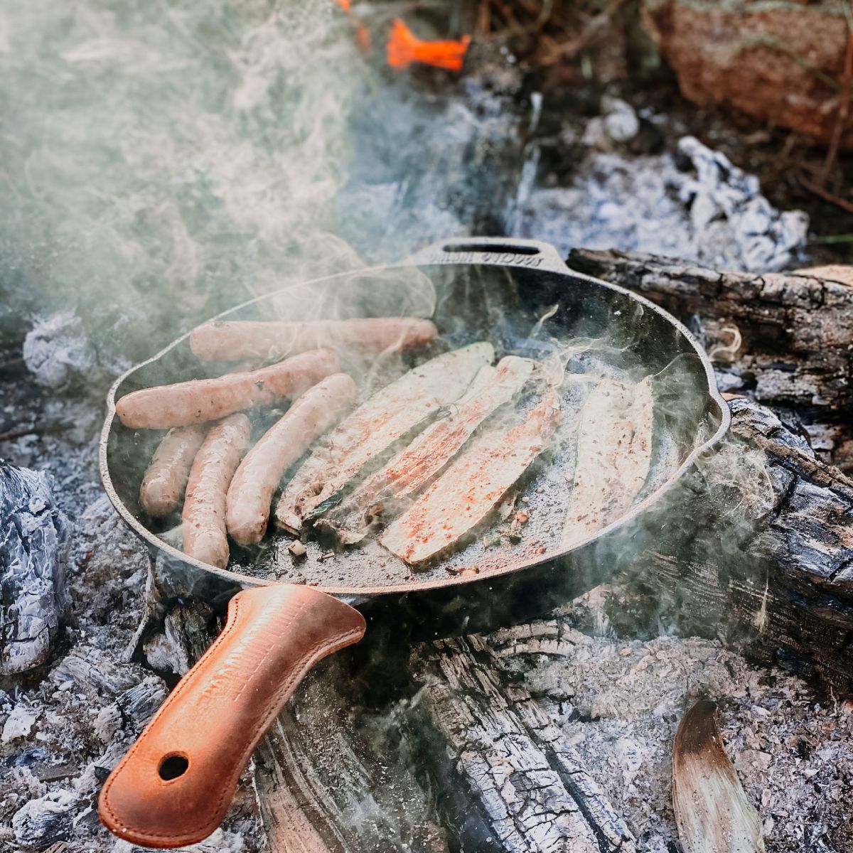 Valhal Outdoor - Bratpfanne aus Gusseisen mit Griff ø 30 cm