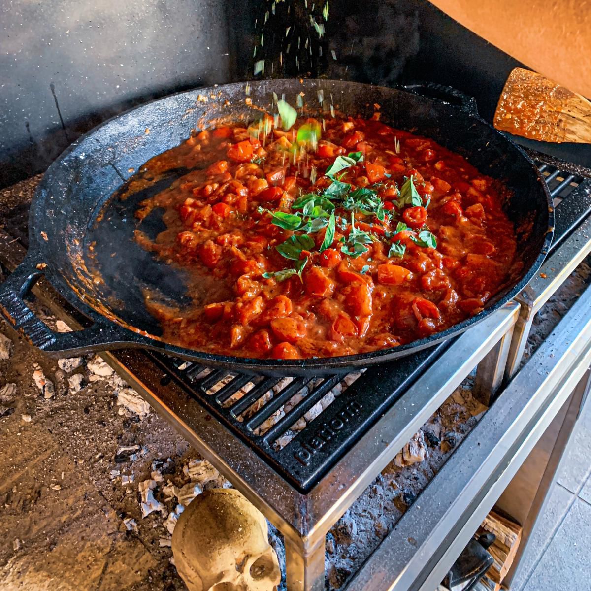 Valhal Outdoor - Skillet Gietijzer met Handvatten ø50 cm