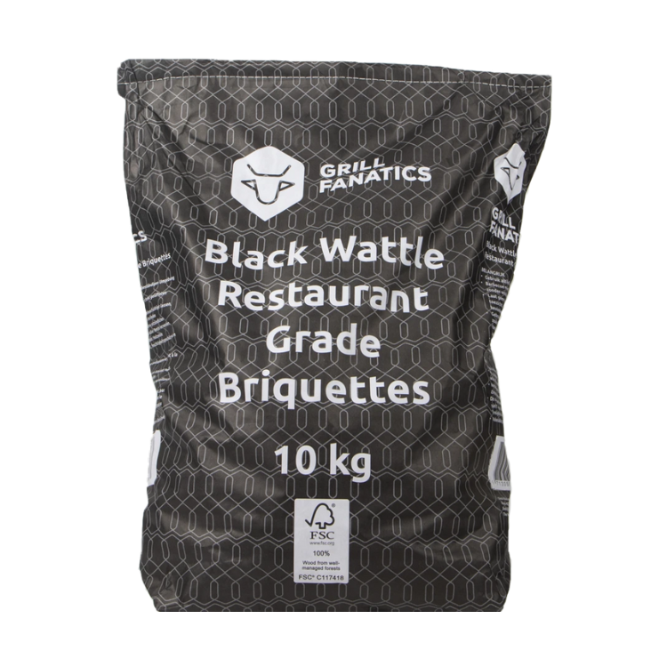 Grill Fanatics Black Wattle Briketten 10kg