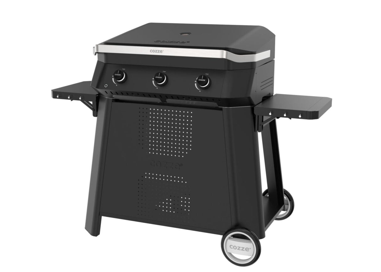 Cozze Plancha G-800 mit Deckel und 3 Brennern 9,6 kW