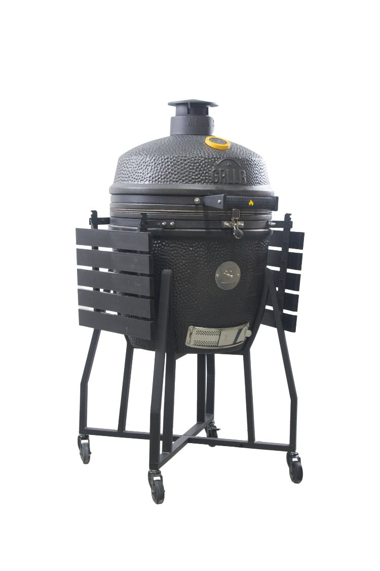 GRLLR Ember - Classic 22 inch Kamado Charcoal Black