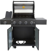 GRLLR Prime G4S - Gas Barbecue met 4 Branders en Zijbrander