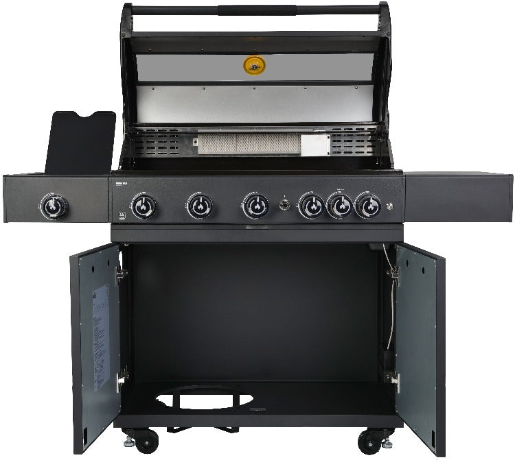 GRLLR Prime G5S - Gas Barbecue met 5 Branders een Achterbrander en Zijbrander