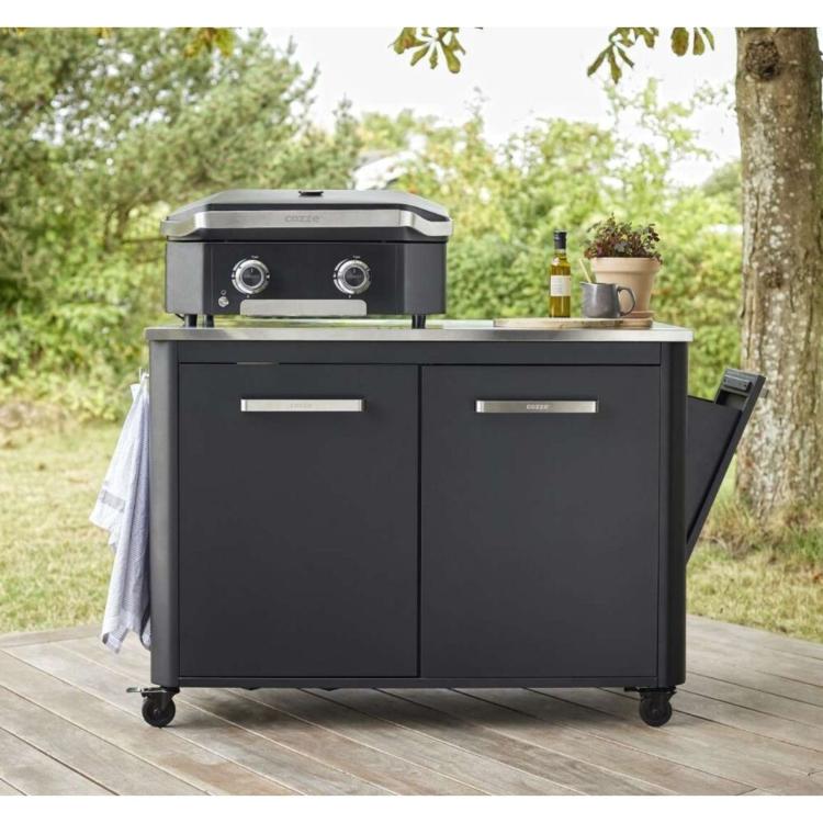 Cozze Plancha G-500 mit Deckel und 2 Brennern 6,5 kW