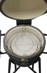 GRLLR Ember - Classic 22 inch Kamado Charcoal Black