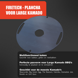 FireTech - Plancha voor Large kamado