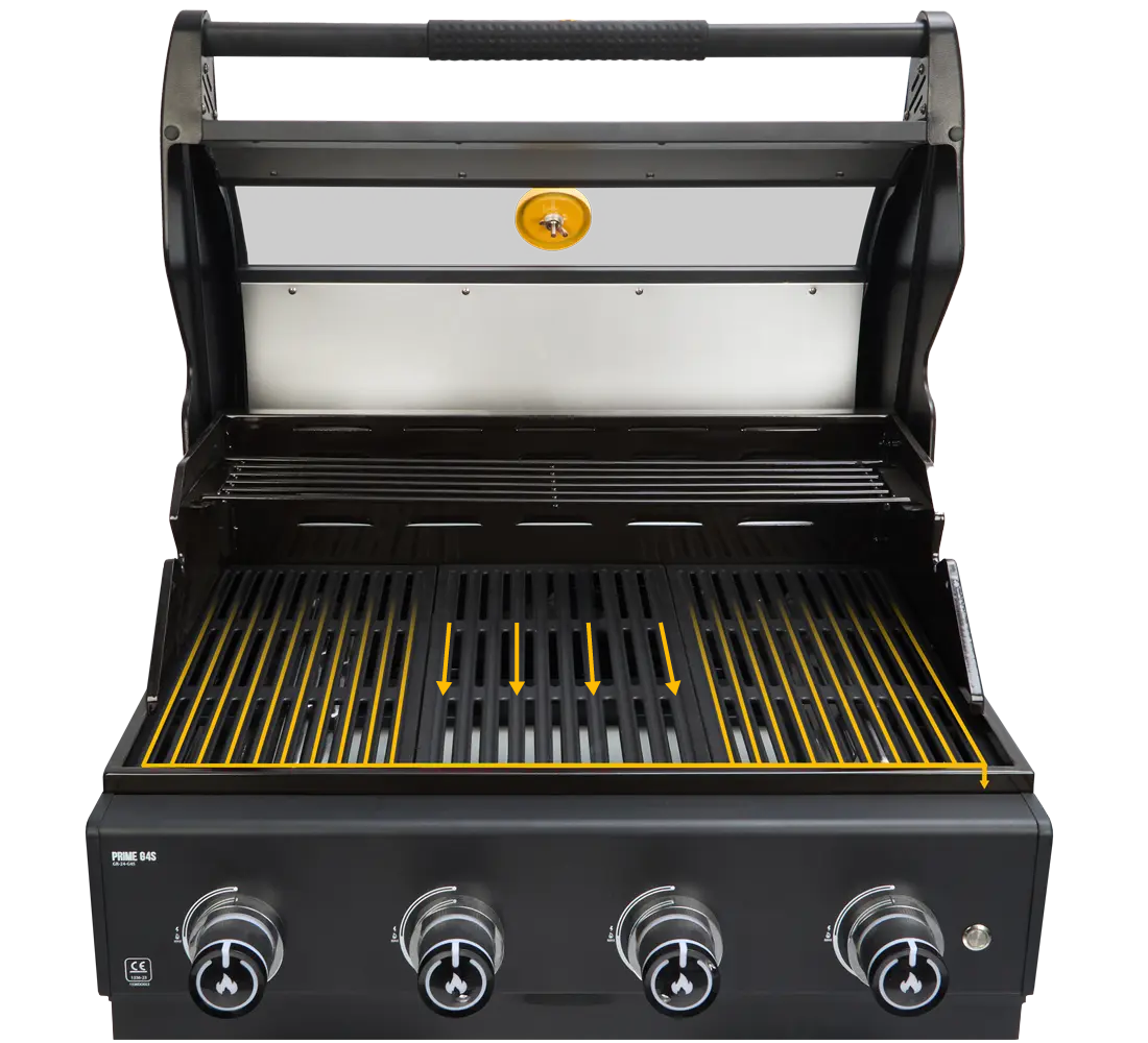GRLLR Prime G4 Inbouw Gas Barbecue