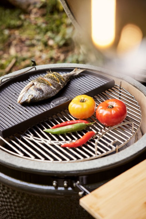 Grill Guru – Gietijzer halve maan Grillplaat