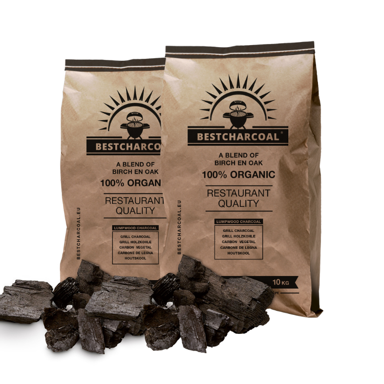 2x BestCharcoal Birch & Oak – 10kg